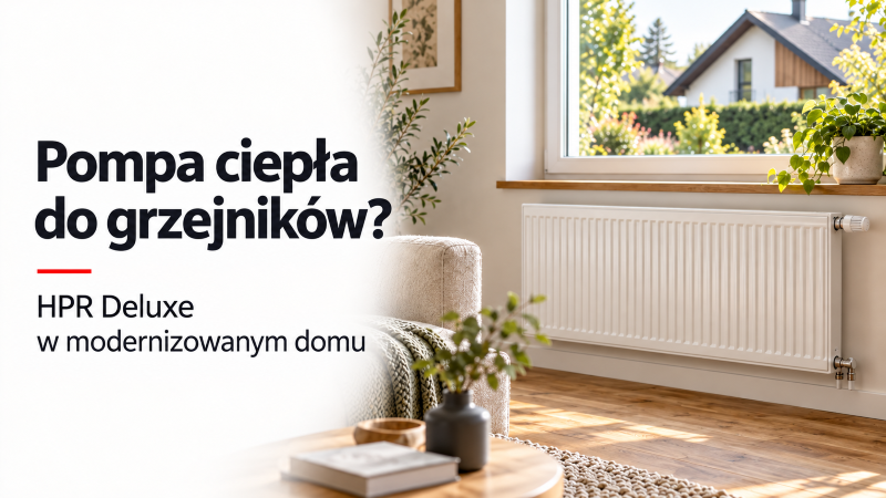 Pompa ciepła do grzejników - HPR Deluxe KOSTRZEWA