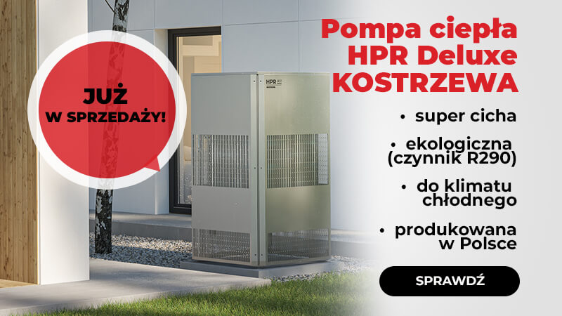 Pompa ciepła powietrze/woda HPR  Deluxe marki KOSTRZEWA