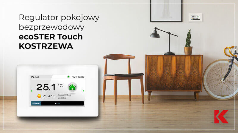 Regulator pokojowy ecoSTER Touch K30 -  ponownie dostępny