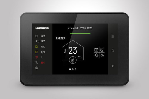 Automatyka ecoMAX860 -P4-O z kolorowym dotykowym panelem operatorskim 2 w 1 (panel kotła = panel pokojowy)